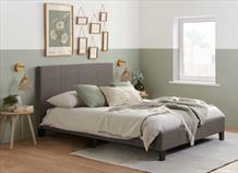 Berlin Faux Leather/Fabric Bed Frame
