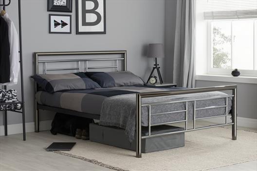 Montana Chrome Metal Bed