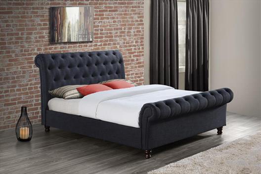 Castello Stylish Buttoned Bed Frame