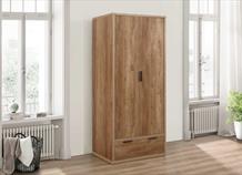 Stockwell 2 Door 1 Drawer Wardrobe