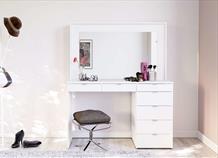 White Dressing Table With Mirror