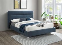 LAST ONE! DOUBLE SIZE BED FRAME - BLUE