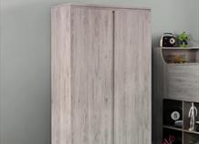 Jupiter Grey Woodgrain Wardrobe