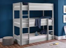 Trio Bunk Bed (Grey, White & Anthracite)